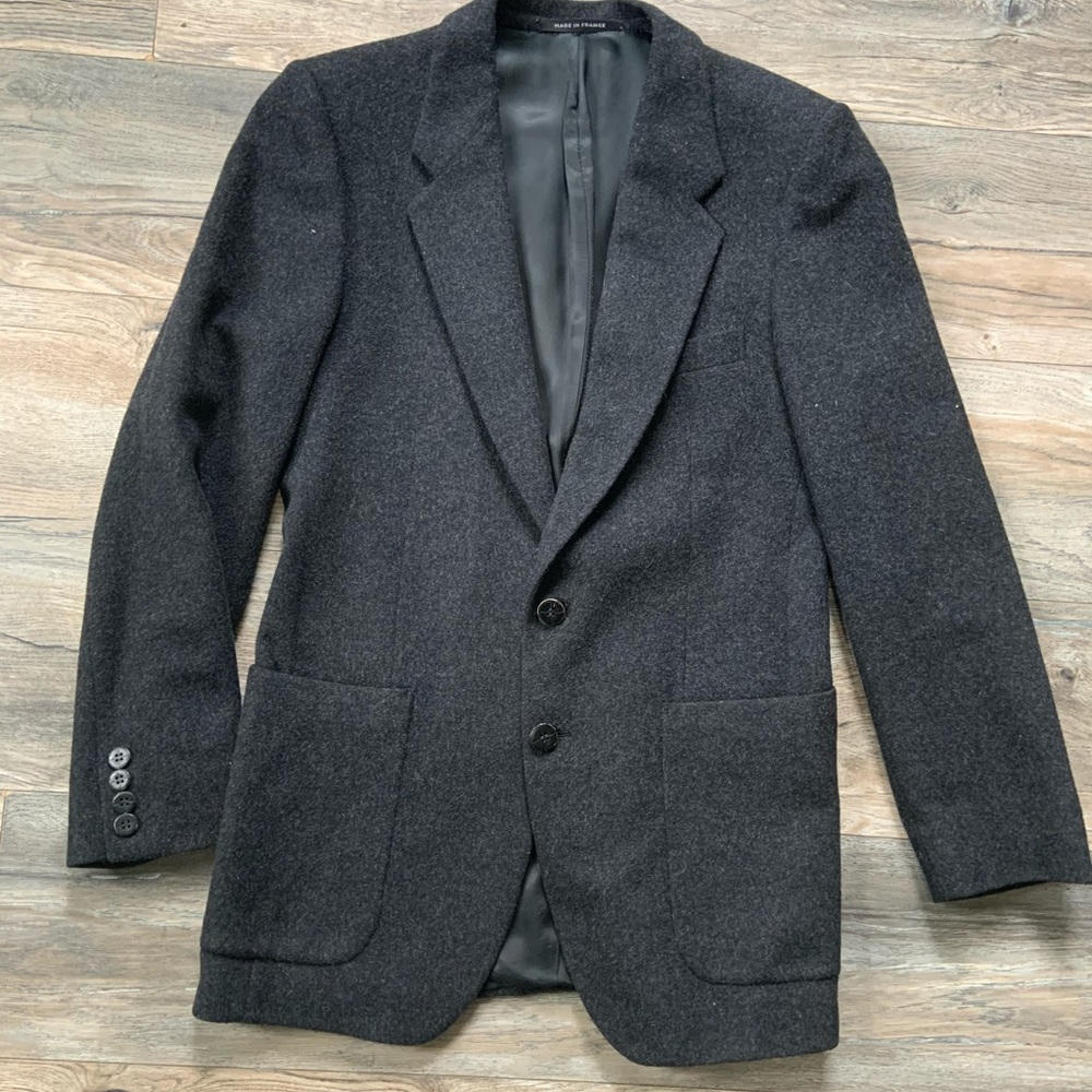Yves Saint Laurent  Grey Wool Sport Coat